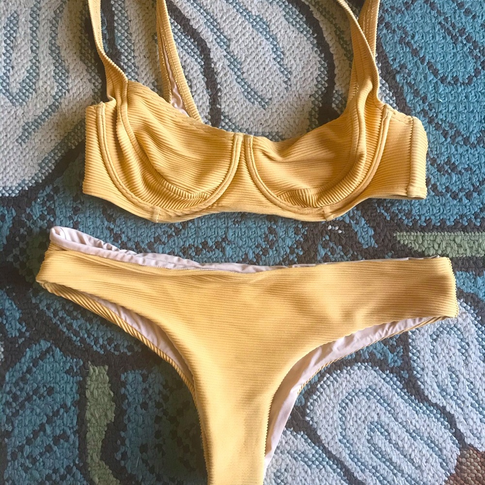 Zulu & Zephyr Marigold Swimsuit Set